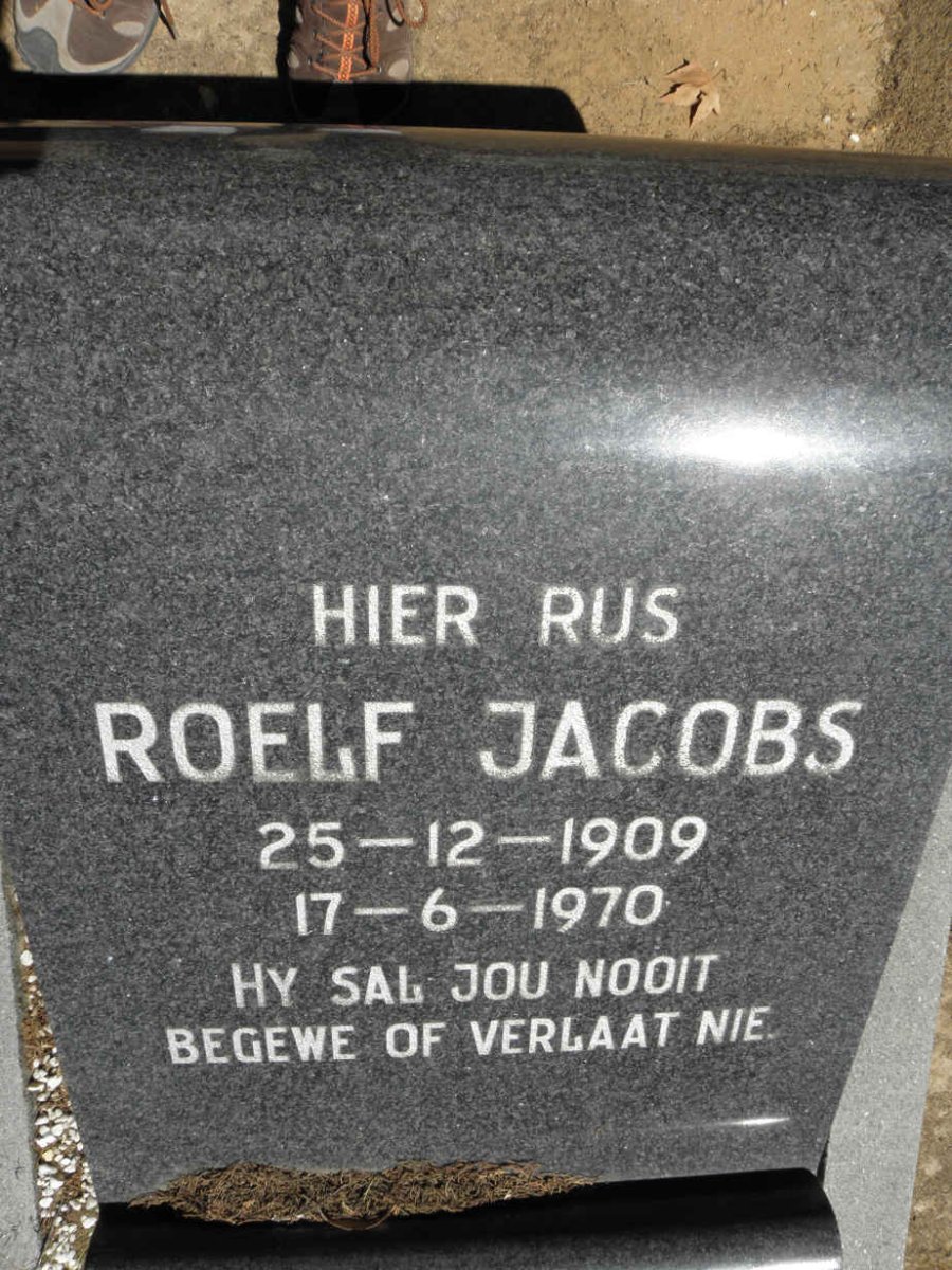 JACOBS Roelf 1909-1970
