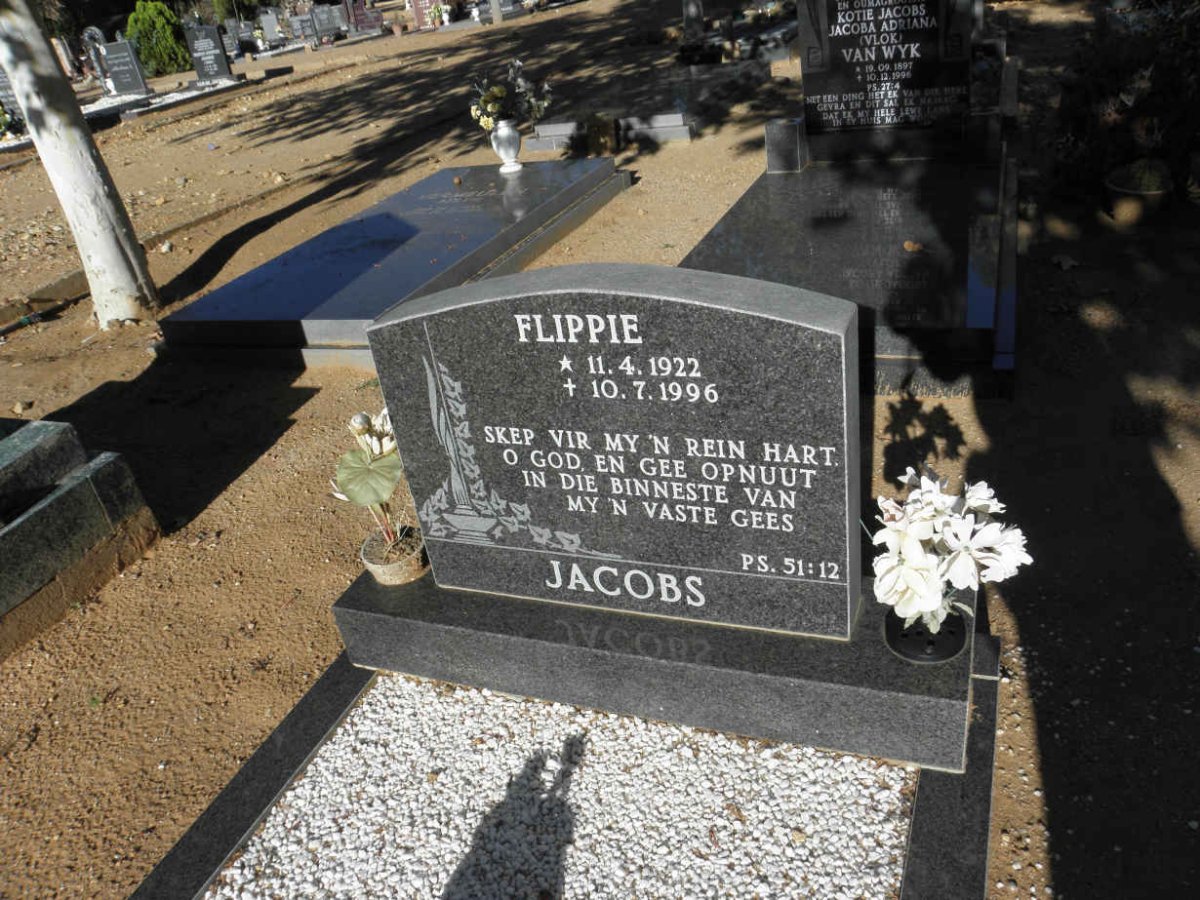 JACOBS Flippie 1922-1996