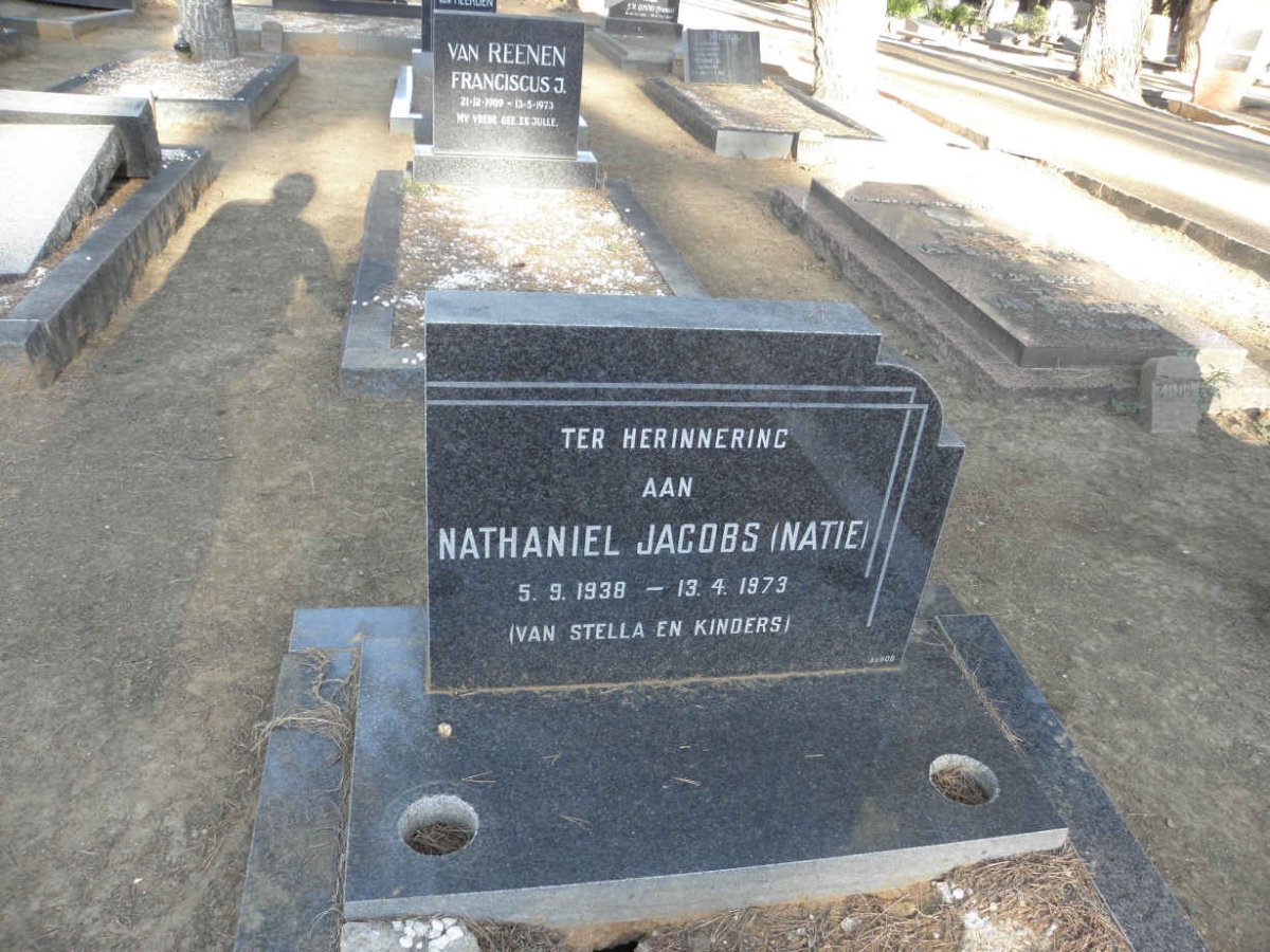JACOBS Nathaniel 1938-1973