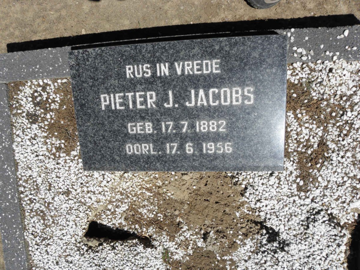 JACOBS Pieter J. 1882-1956