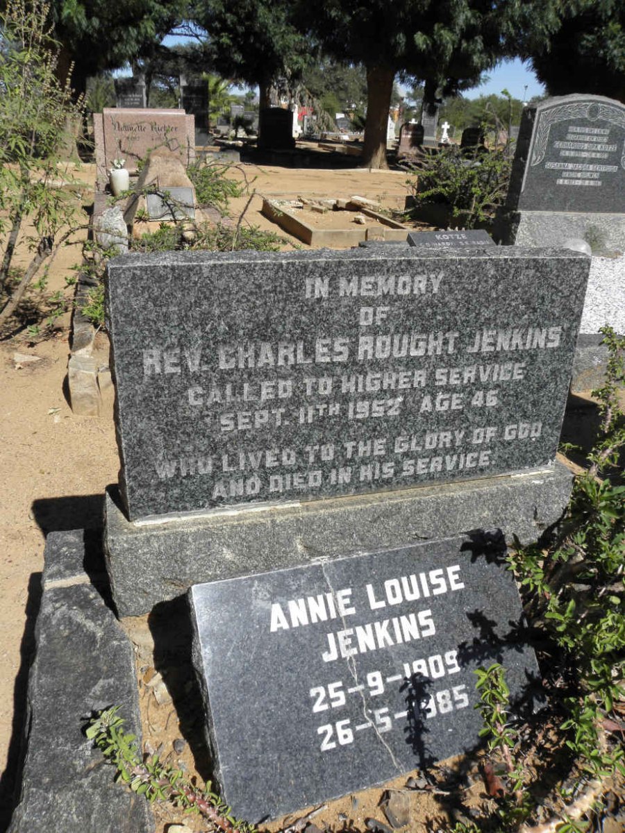 JENKINS Charles Rought -1952 &amp; Annie Louise 1909-1985