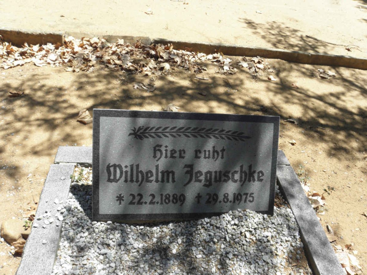 JEGUSCHKE Wilhelm 1889-1975