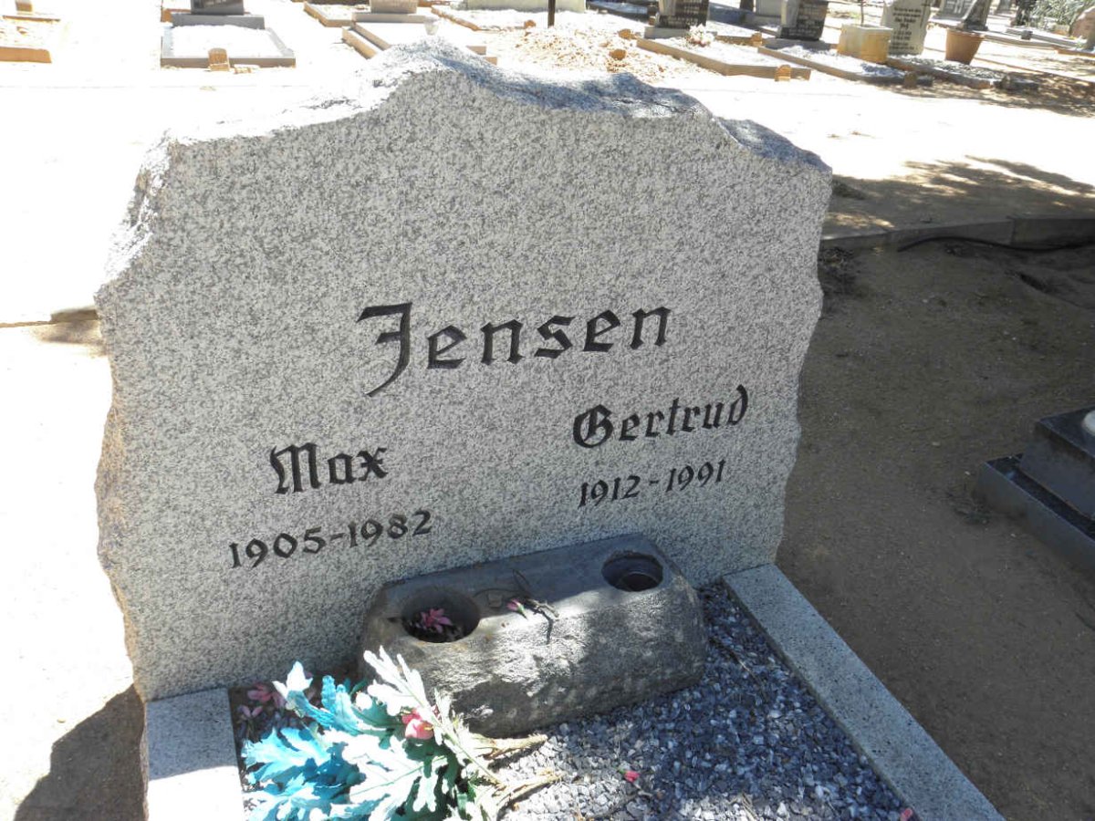 JENSEN Max 1905-1982 &amp; Gertrud 1912-1991