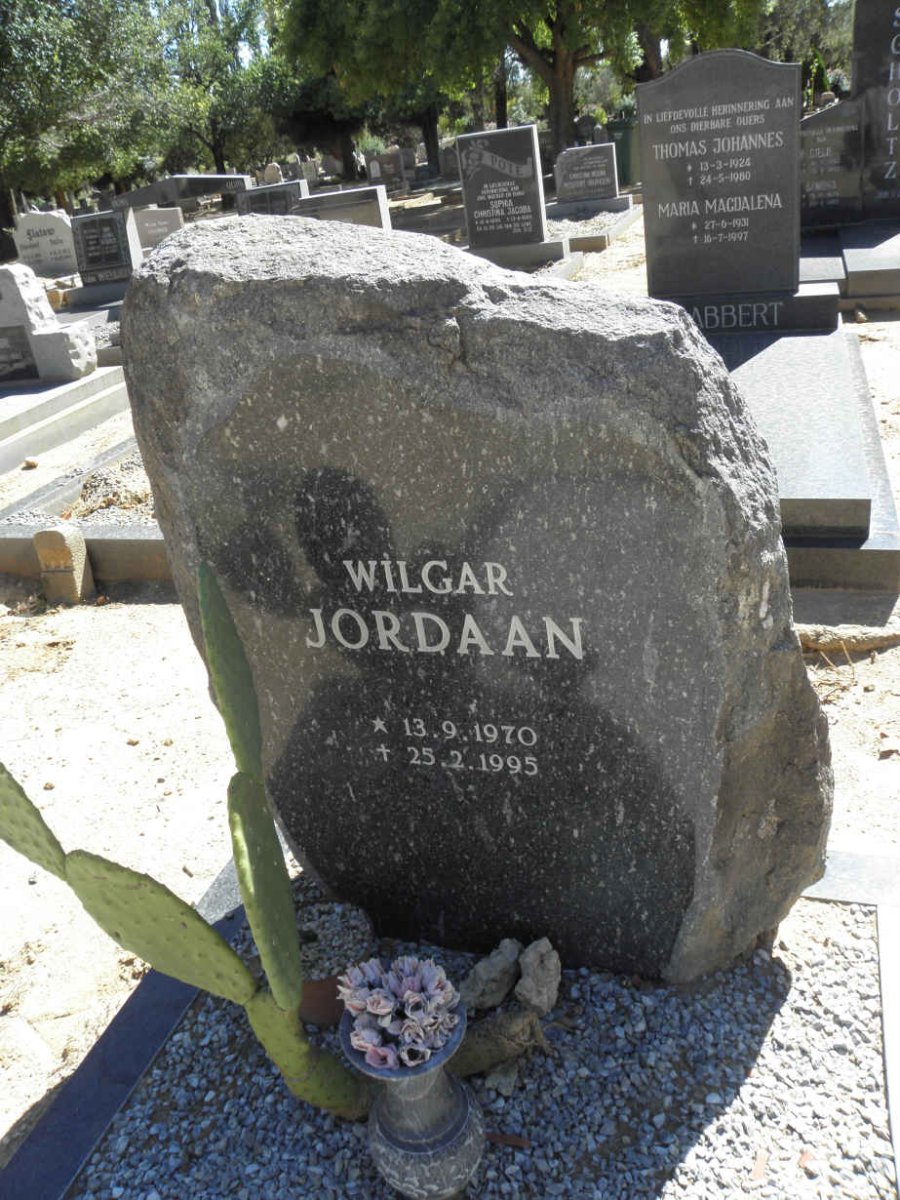 JORDAAN Wilgar 1970-1995