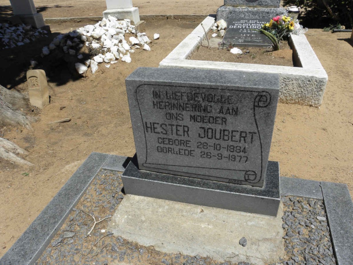 JOUBERT Hester 1884-1977