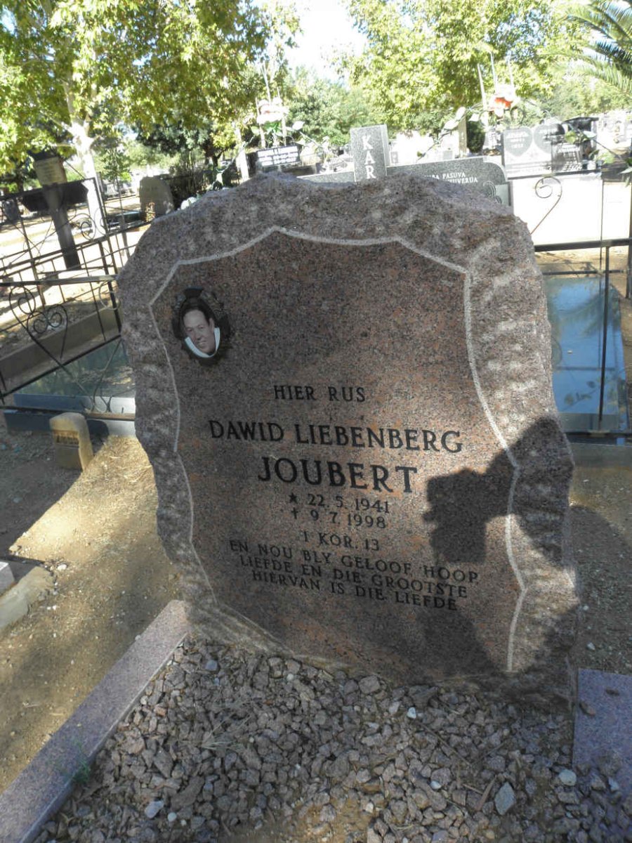 JOUBERT Dawid Liebenberg 1941-1998