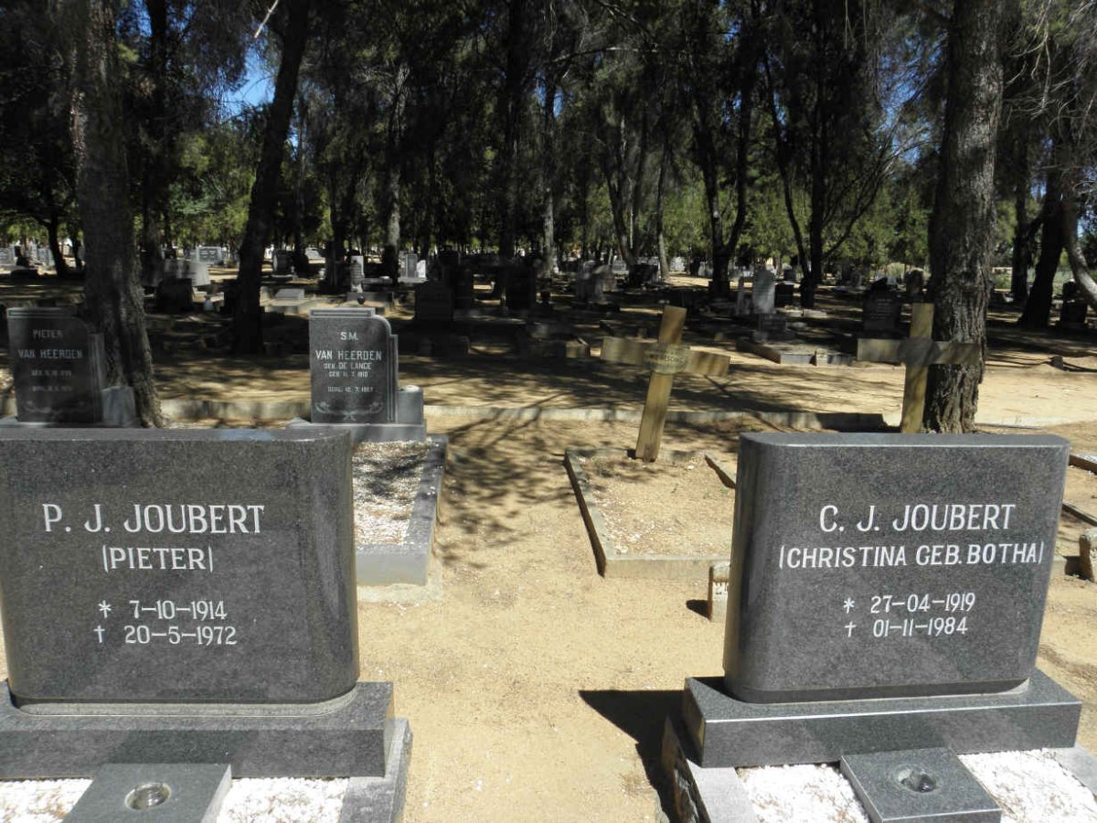 JOUBERT P.J. 1914-1972 &amp; C.J. BOTHA 1919-1984