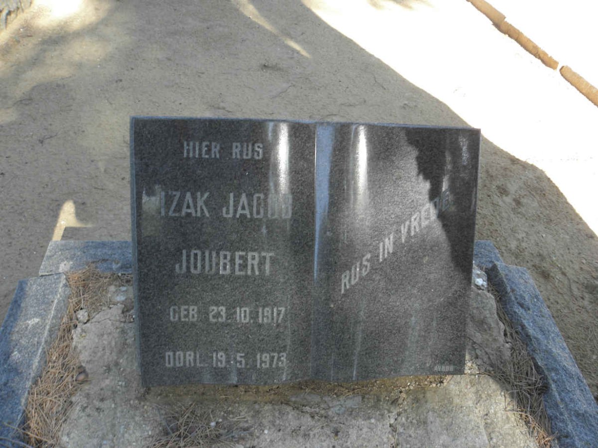 JOUBERT Izak Jacob 1917-1973