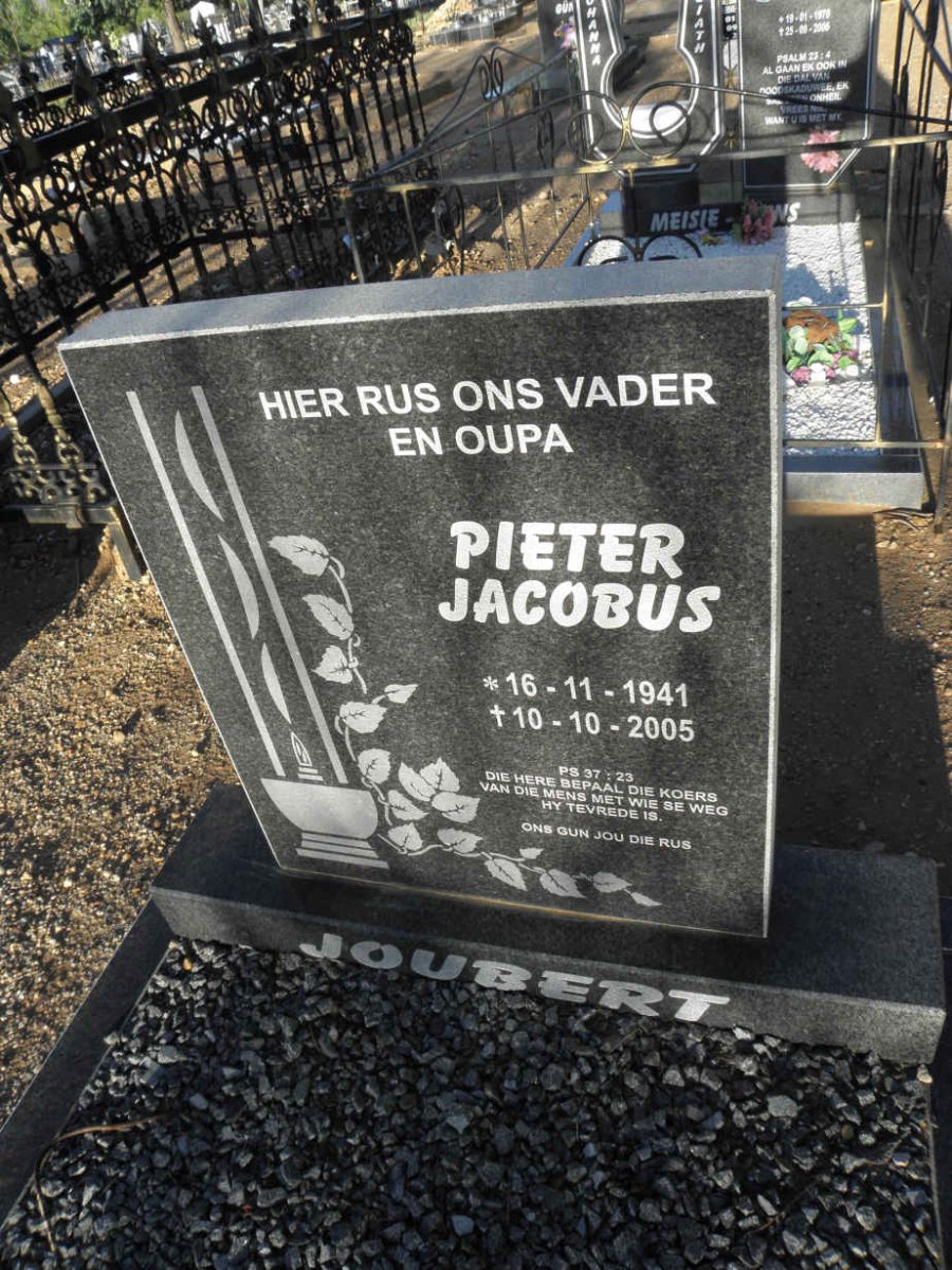 JOUBERT Pieter Jacobus 1941-2005