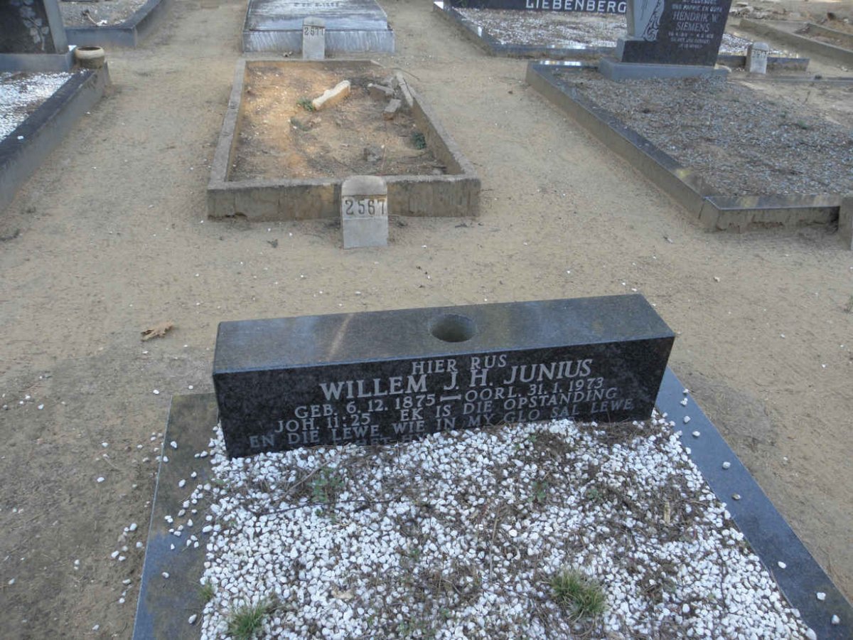 JUNIUS Willem J.H. 1875-1973