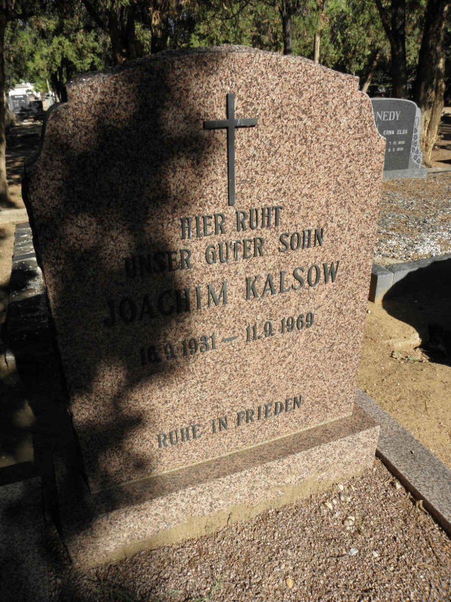 KALSOW Joachim 1931-1969