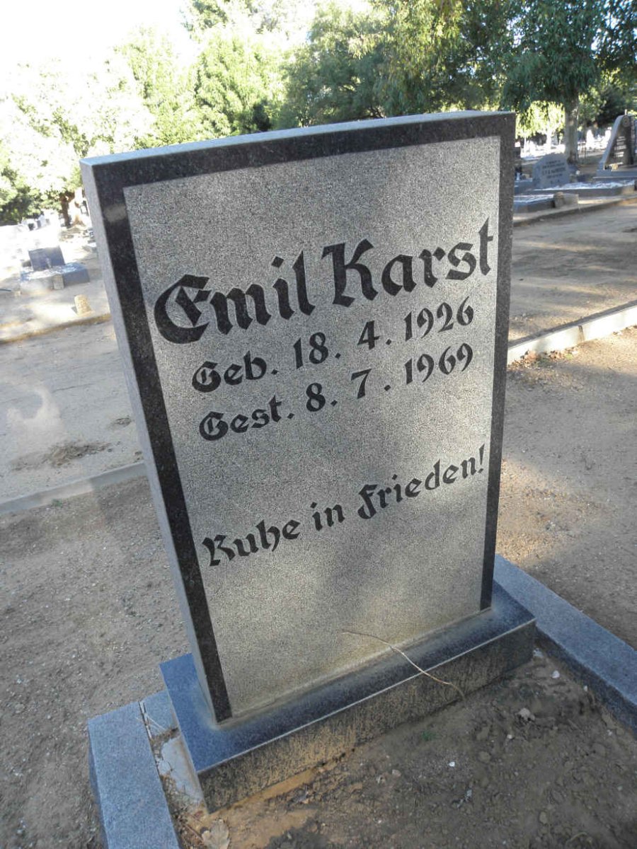 KARST Emil 1926-1969