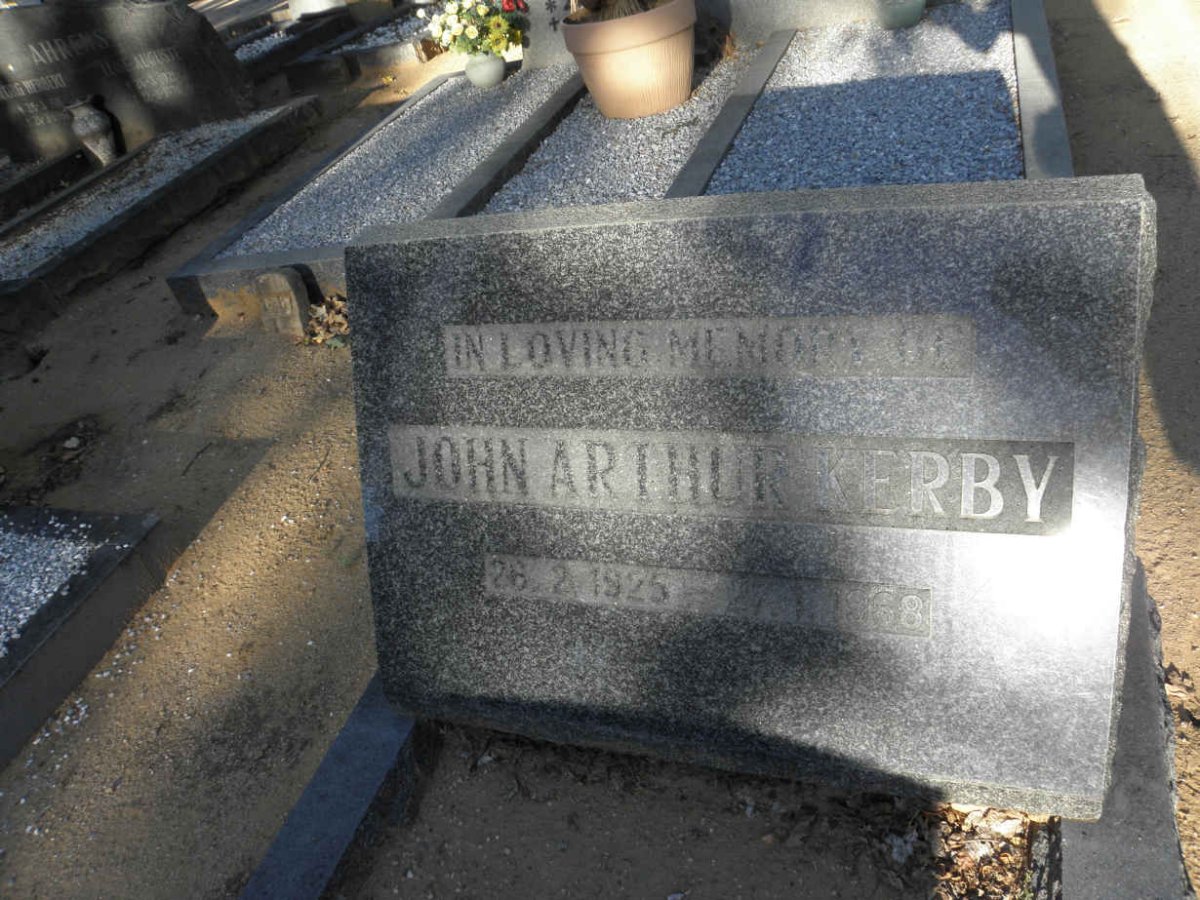 KERBY John Arthur 1925-1968