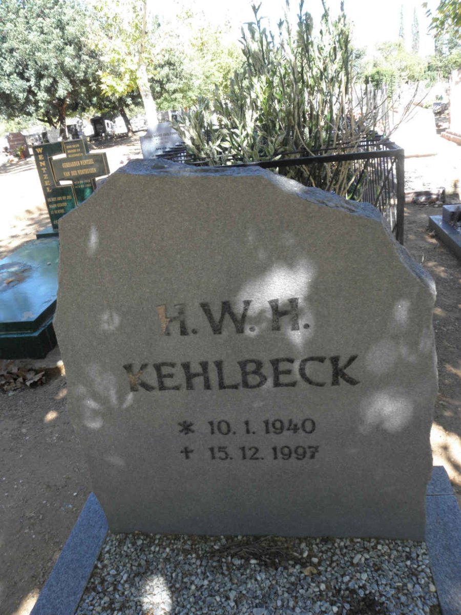 KEHLBECK H.W.H. 1940-1997