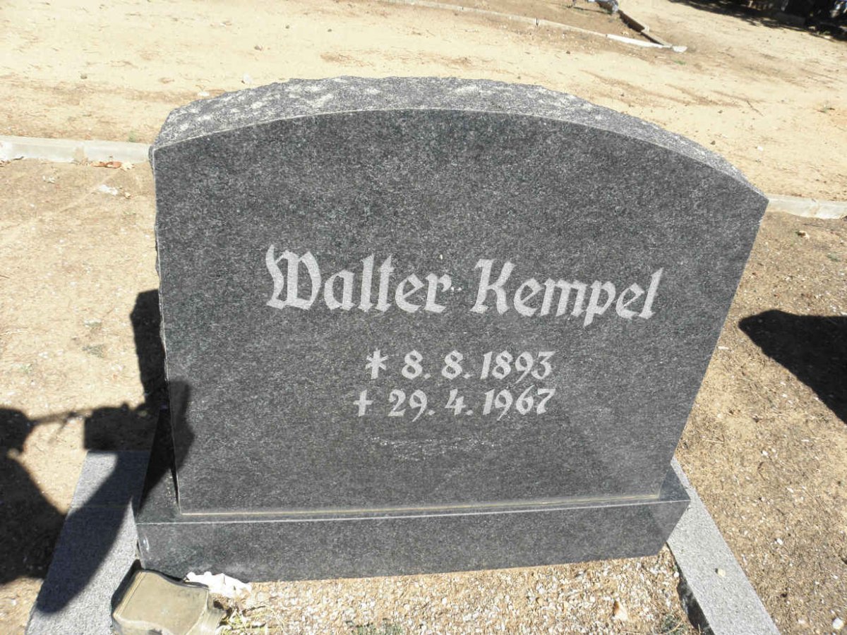 KEMPEL Walter 1893-1967