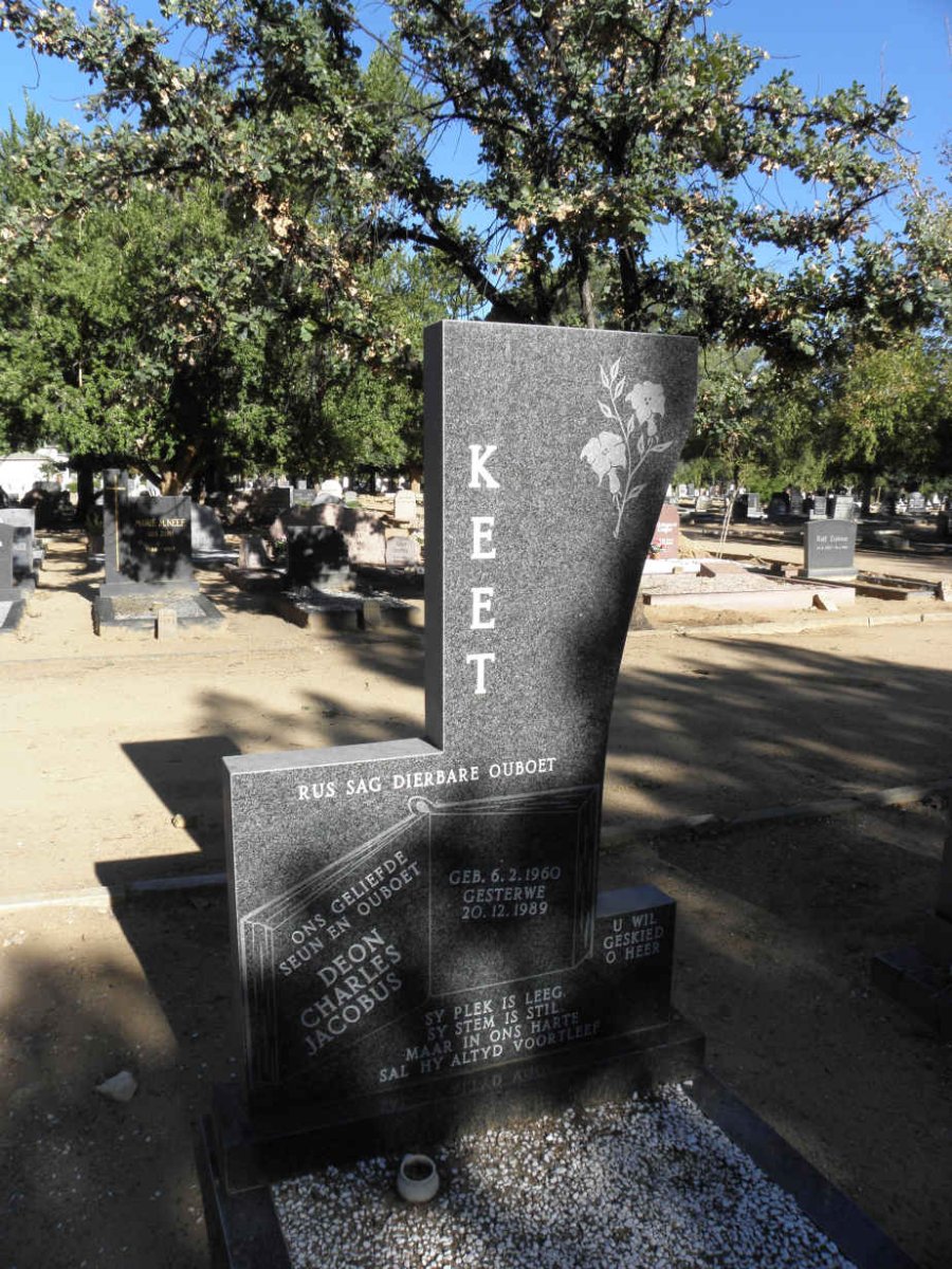 KEET Deon Charles Jacobus 1960-1989