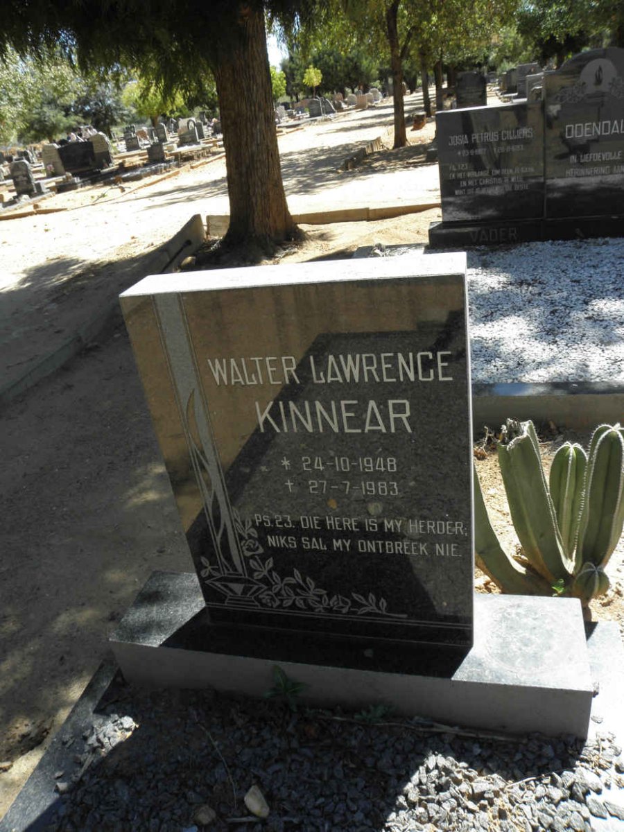 KINNEAR Walter Lawrence 1948-1983