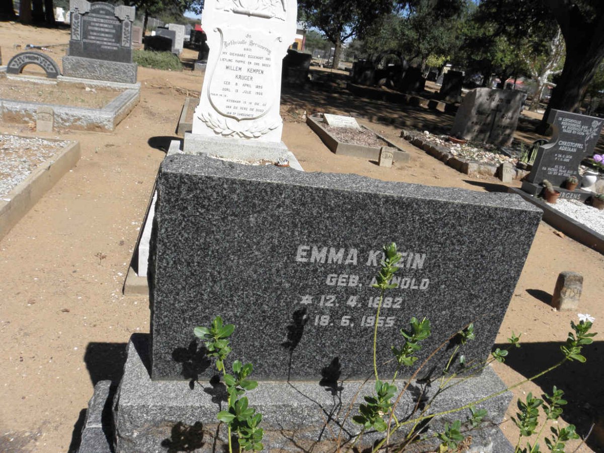 KLEIN Emma nee ARNOLD 1882-1955