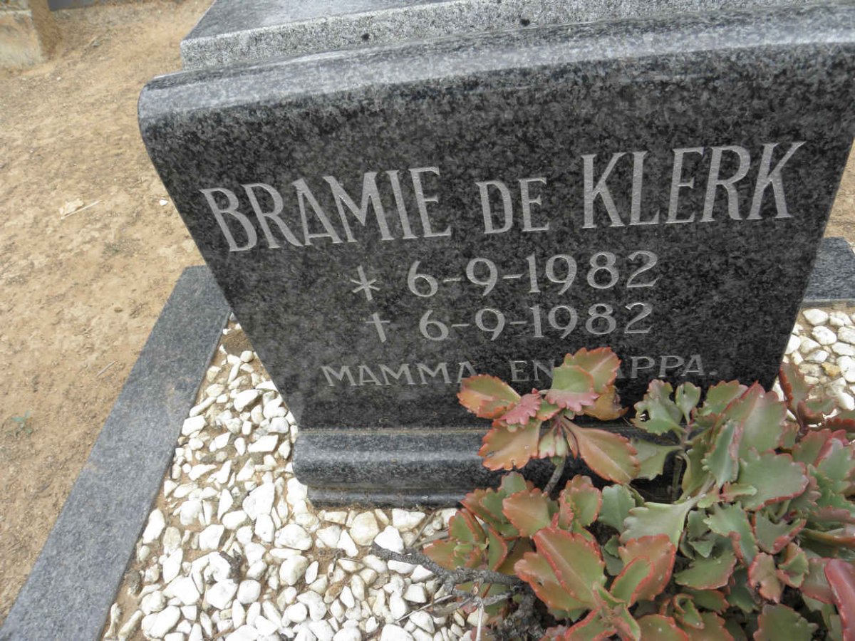 KLERK Bramie, de 1982-1982