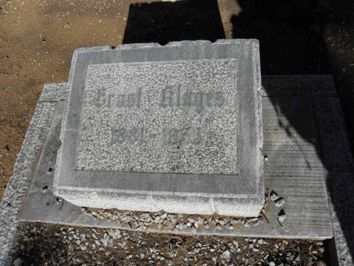 KLAGES Ernst 1881-1935