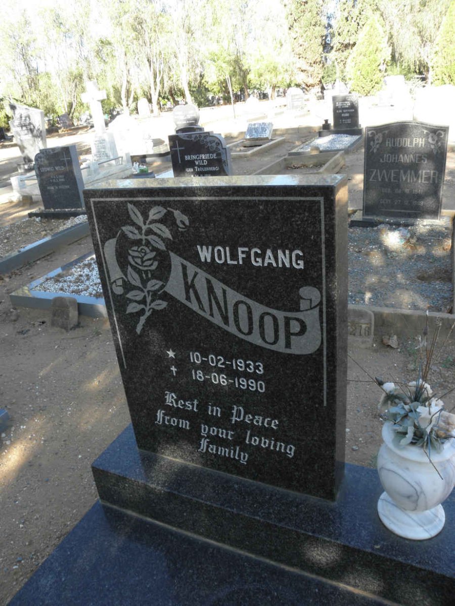 KNOOP Wolfgang 1933-1990