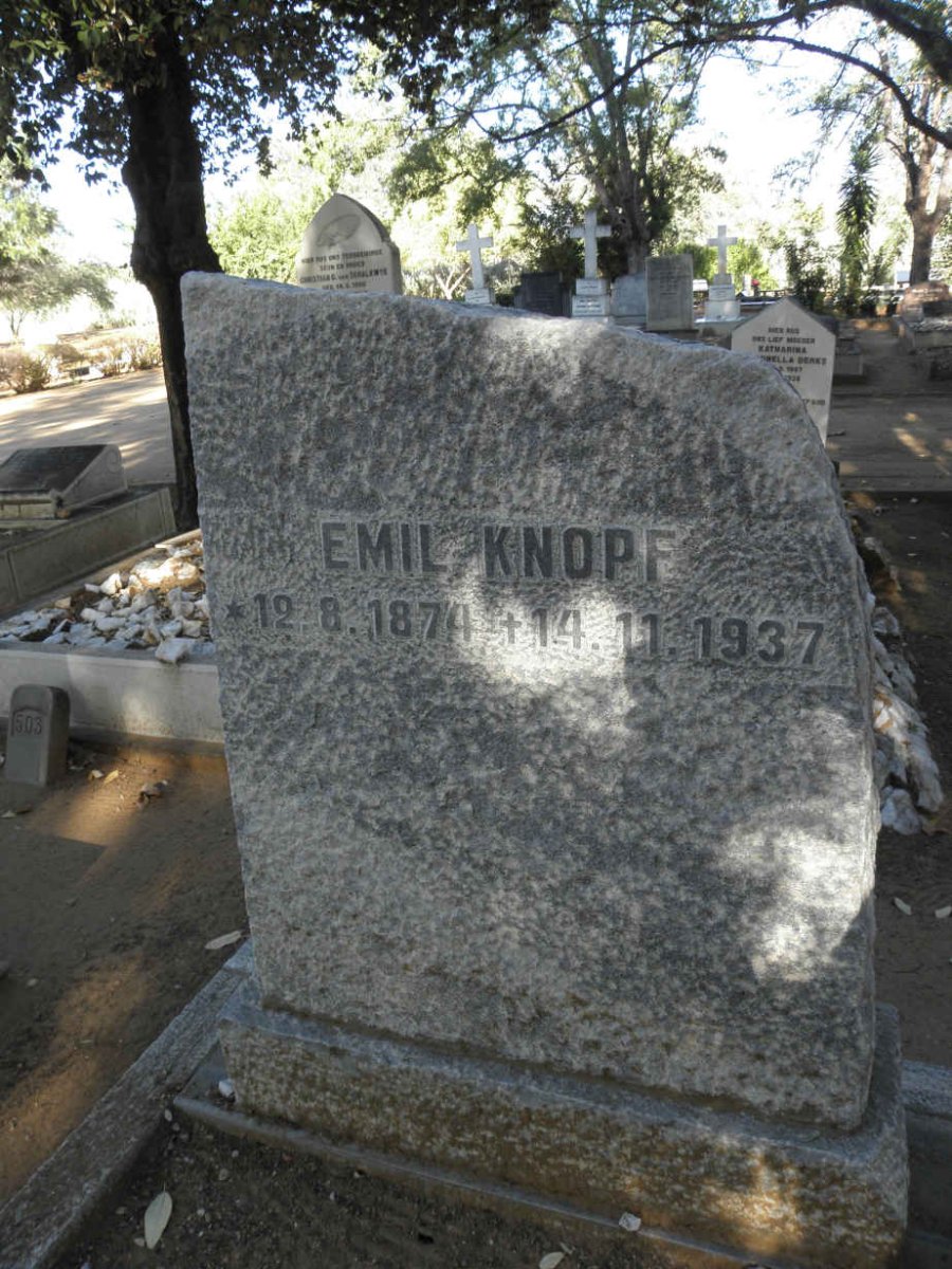 KNOPF Emil 1874-1937