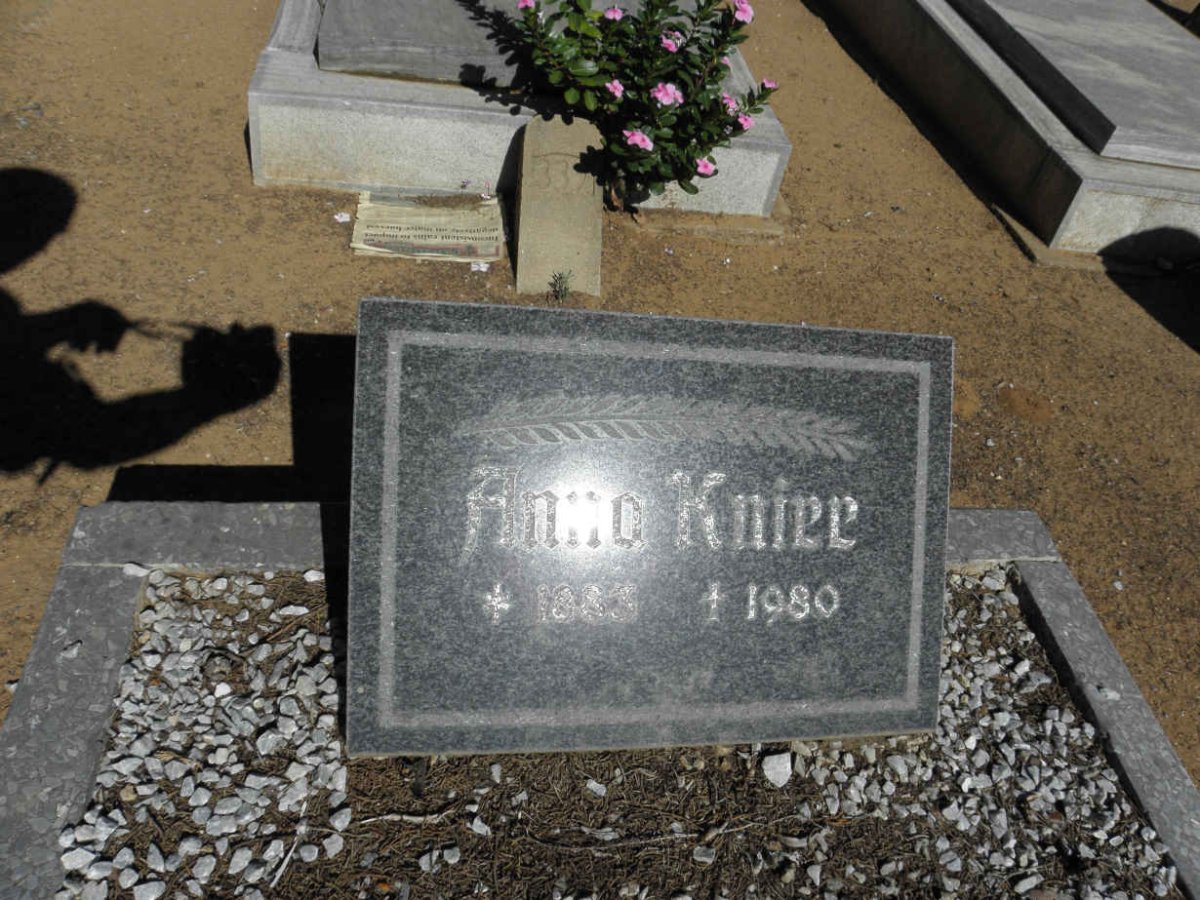 KNIPE Anna 1883-1980