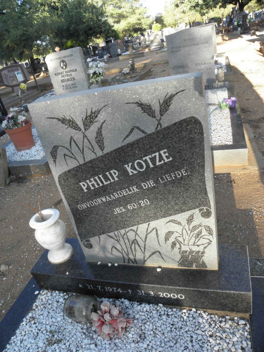 KOTZE Philip 1974-2000