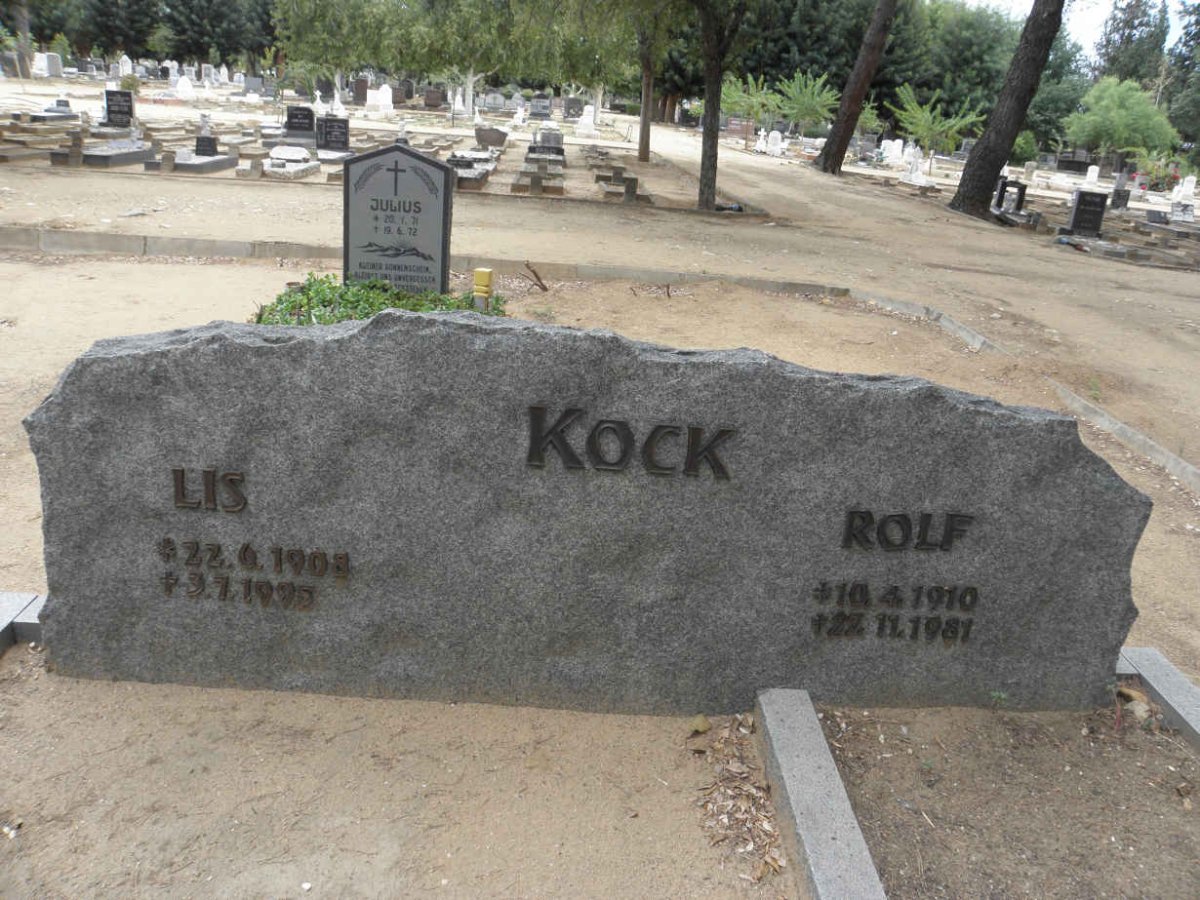 KOCK Rolf 1910-1981 &amp; Lis 1908-1995