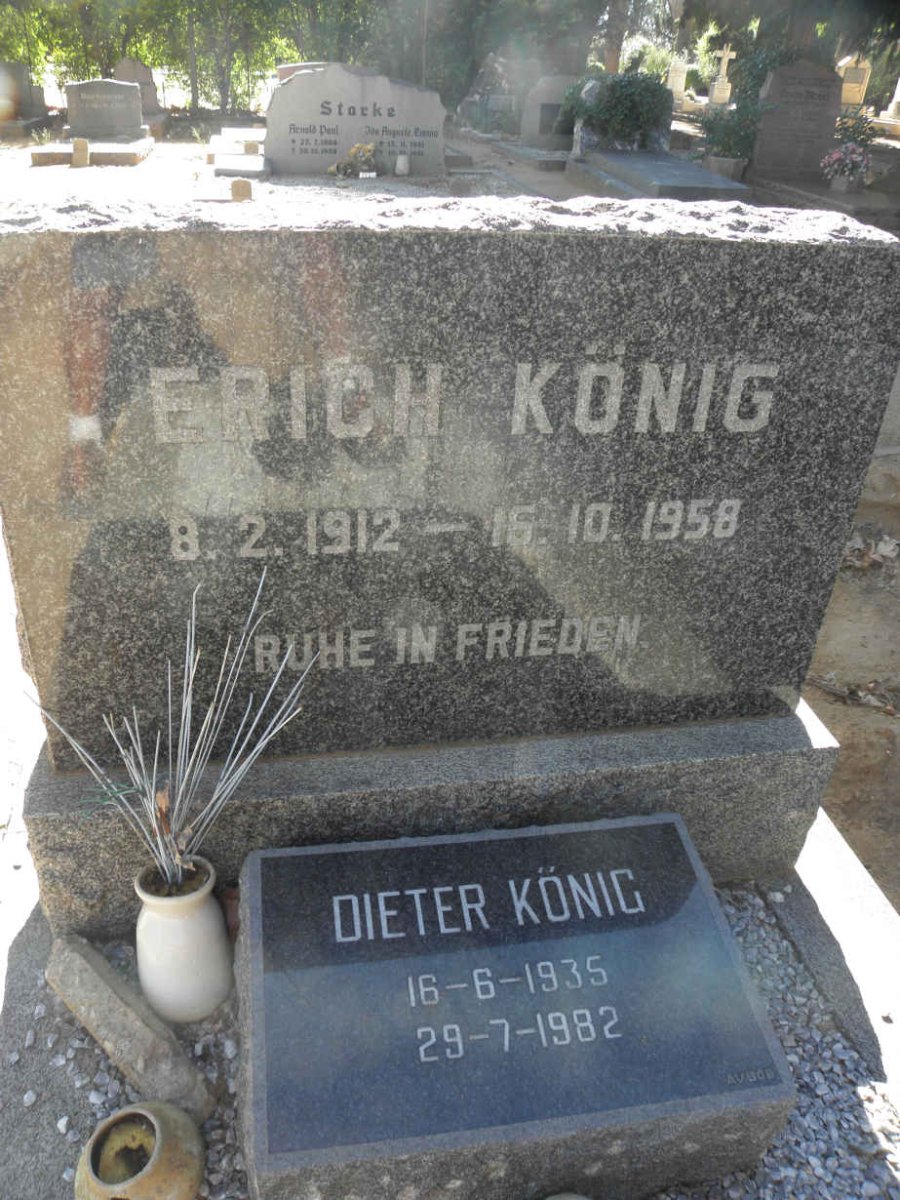 KÖNIG Erich 1912-1958 :: KÖNIG Dieter 1935-1982