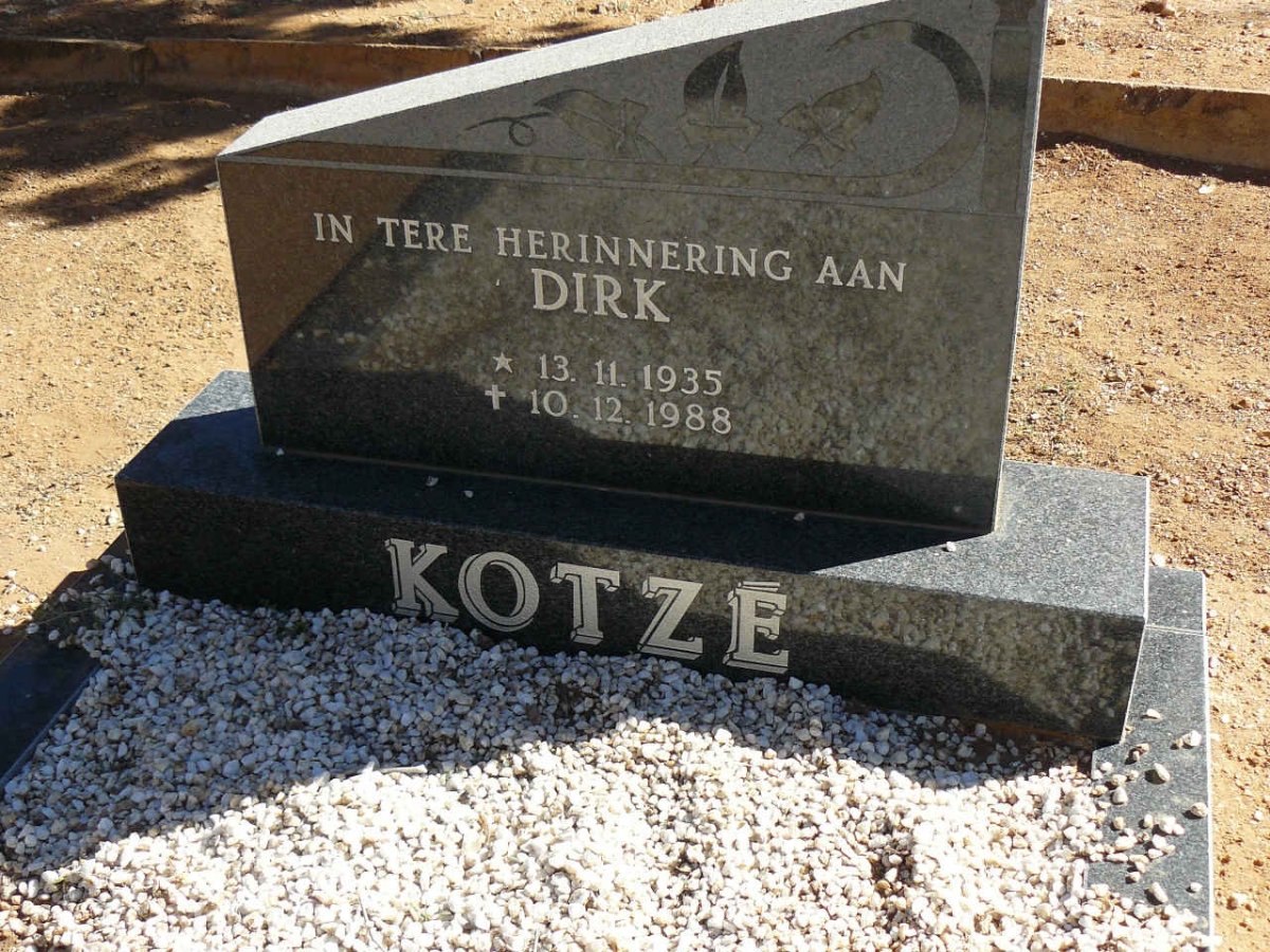 KOTZÉ Dirk 1935-1988