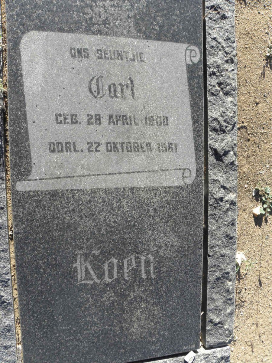 KOEN Carl 1960-1961