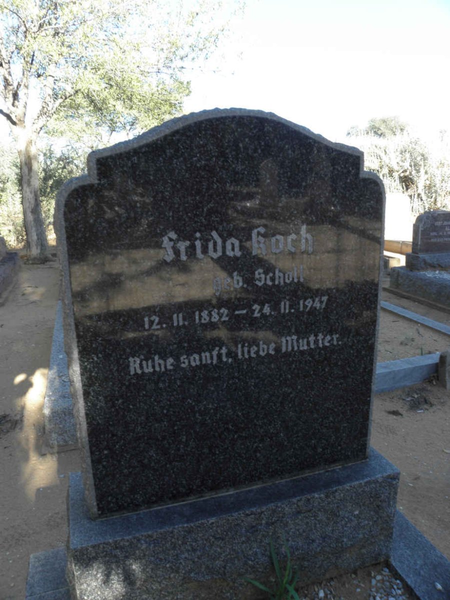KOCH Frida nee SCHOLL 1882-1947