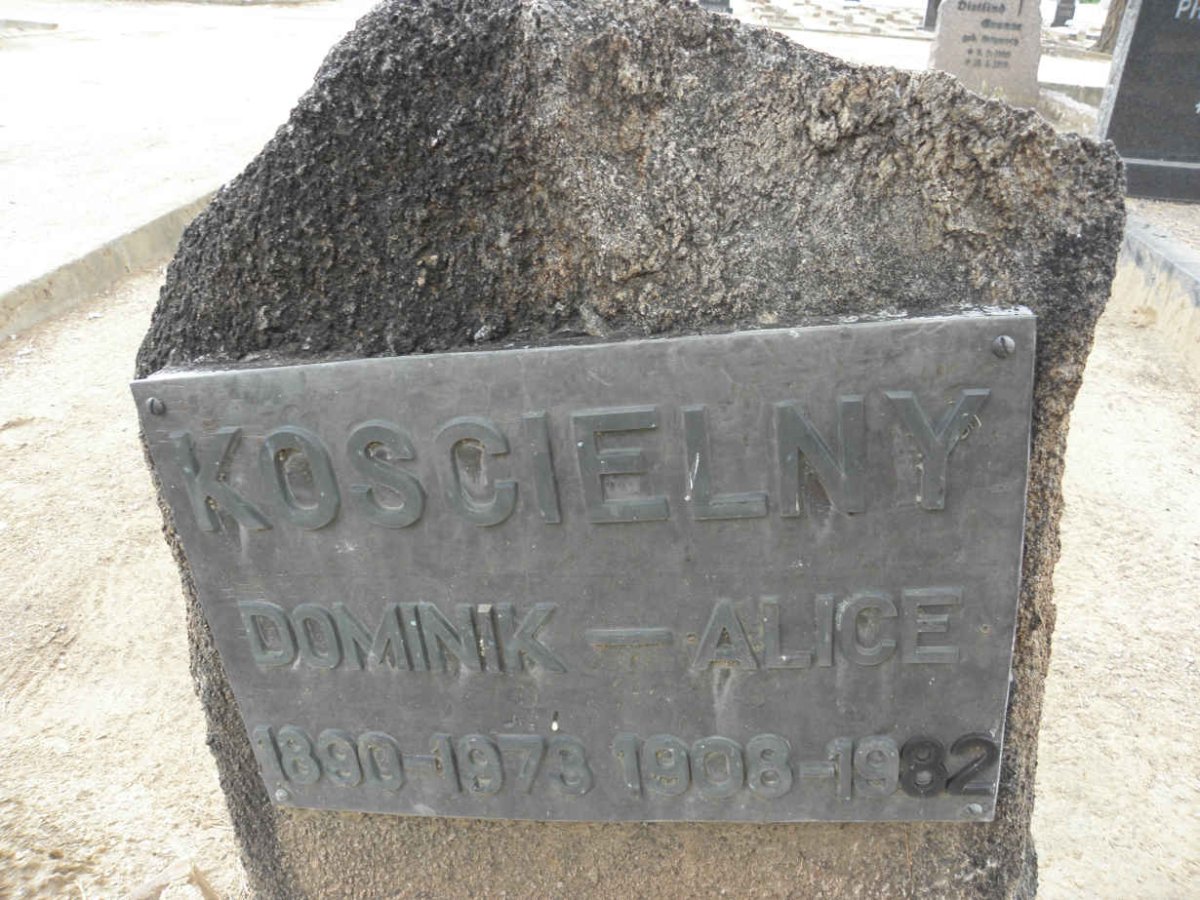 KOSCIELNY Dominik 1890-1973 &amp; Alice 1908-1982