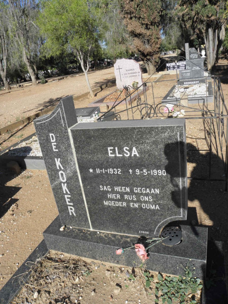 KOKER Elsa, de 1932-1990