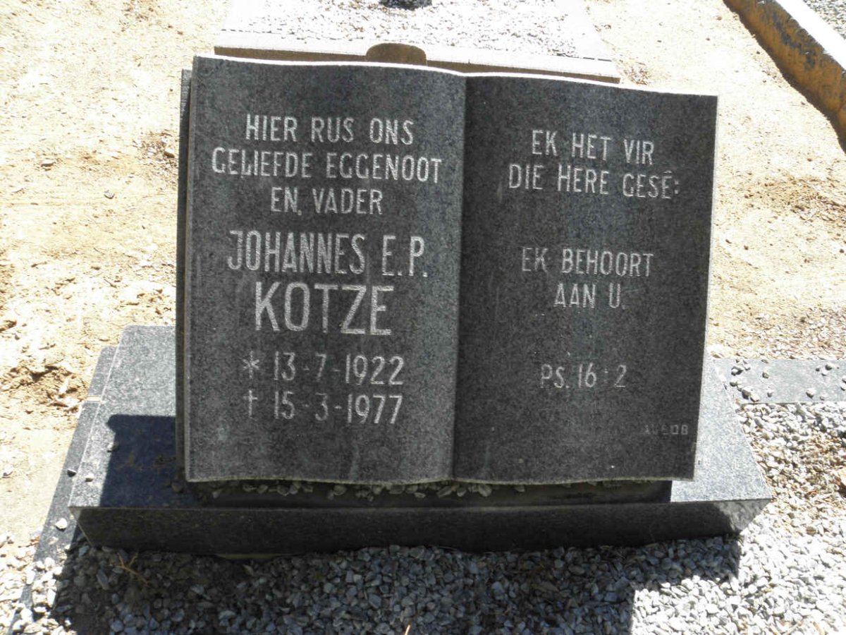 KOTZE Johannes E.P. 1922-1977