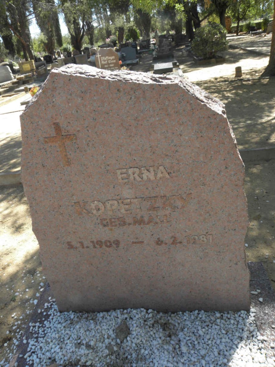 KOPETZKY Erna nee MALL 1909-1987