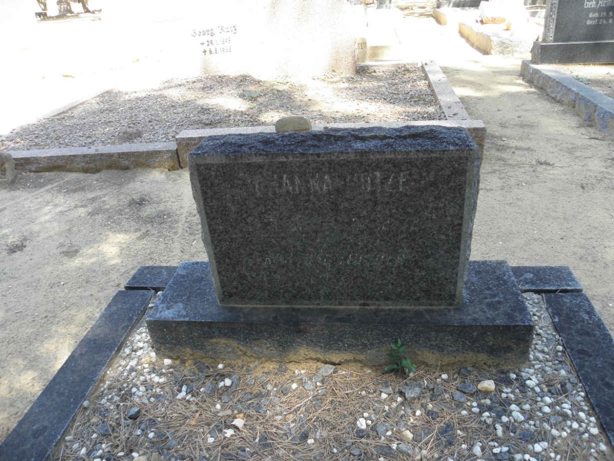 KOTZE Johanna 1889-1972