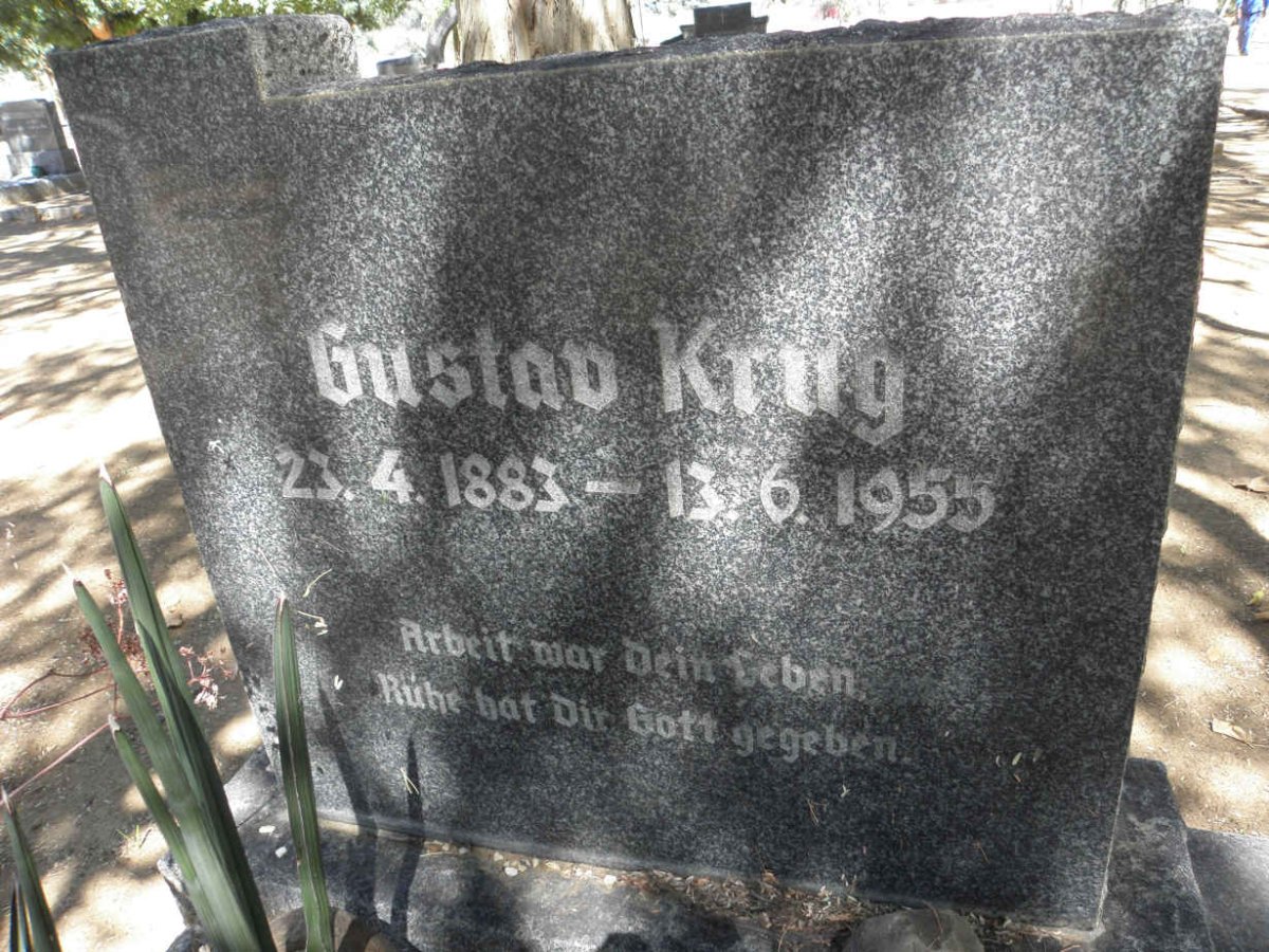 KRUG Gustav 1883-1955