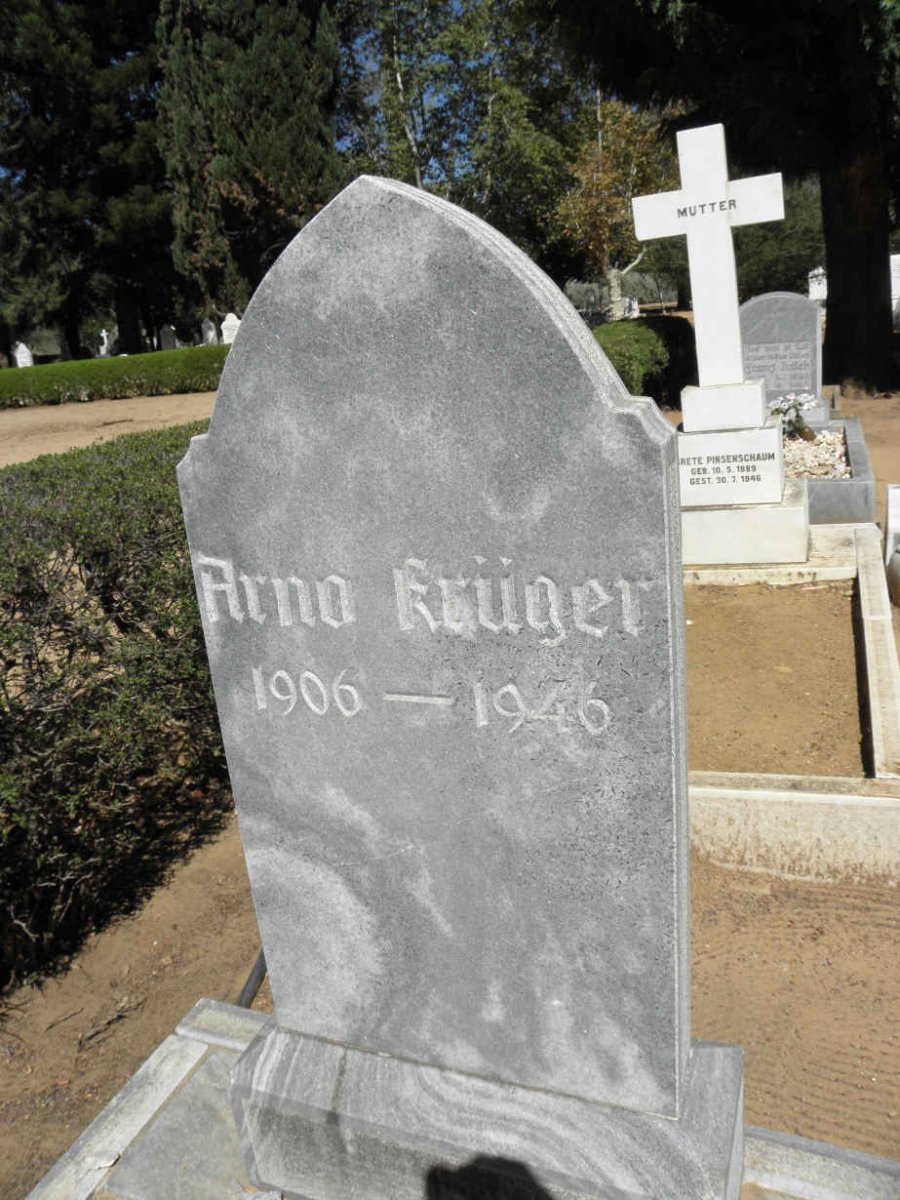 KRÜGER Arno 1906-1946