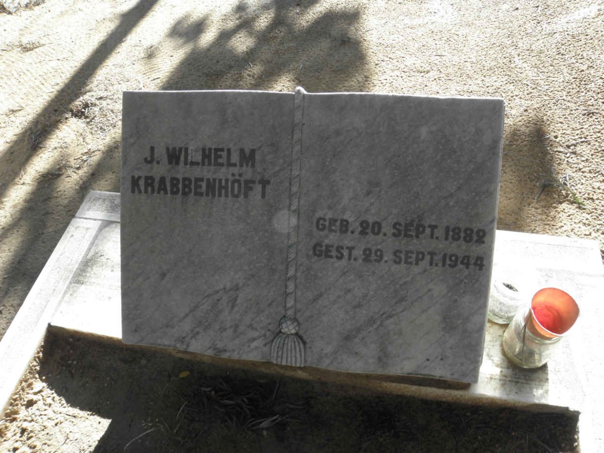 KRABBENHÖFT J. Wilhelm 1882-1944