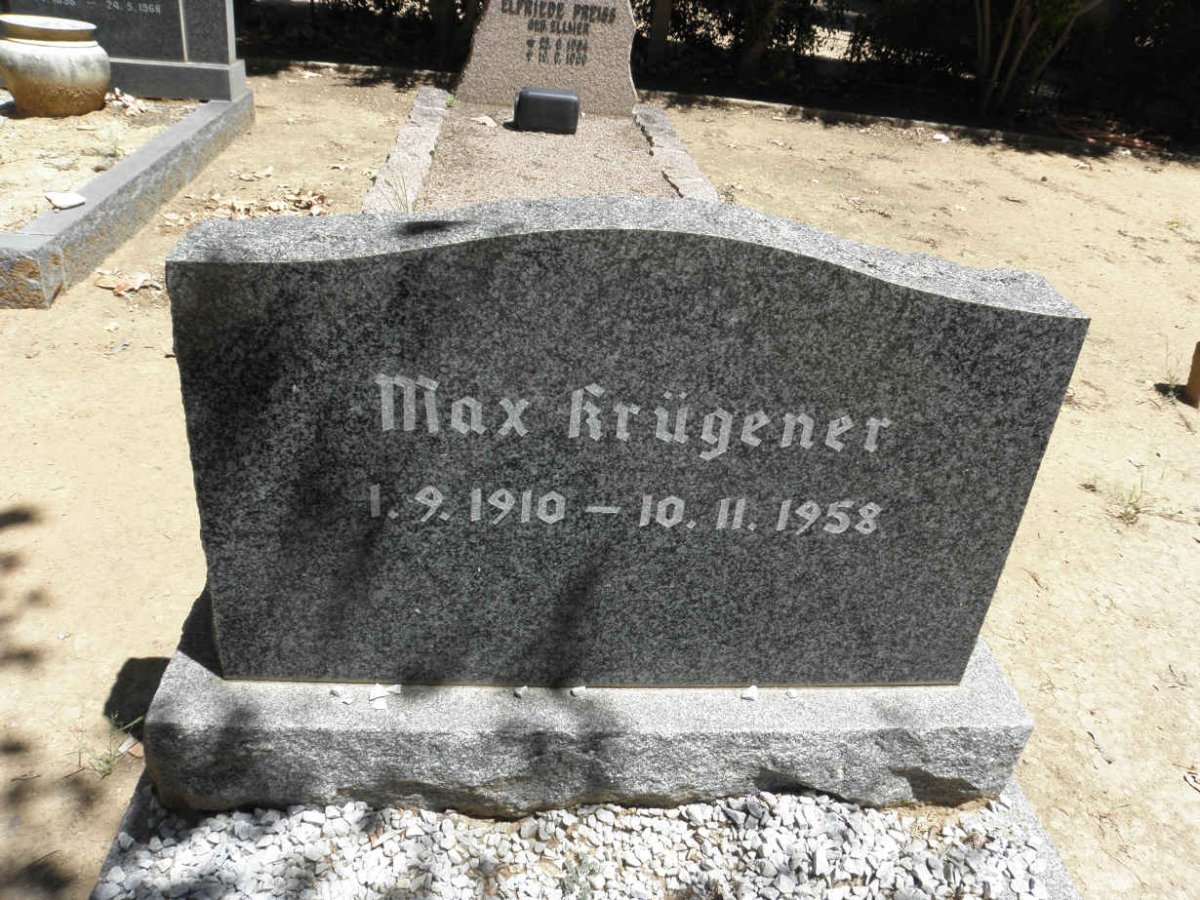 KRÜGENER Max 1910-1958