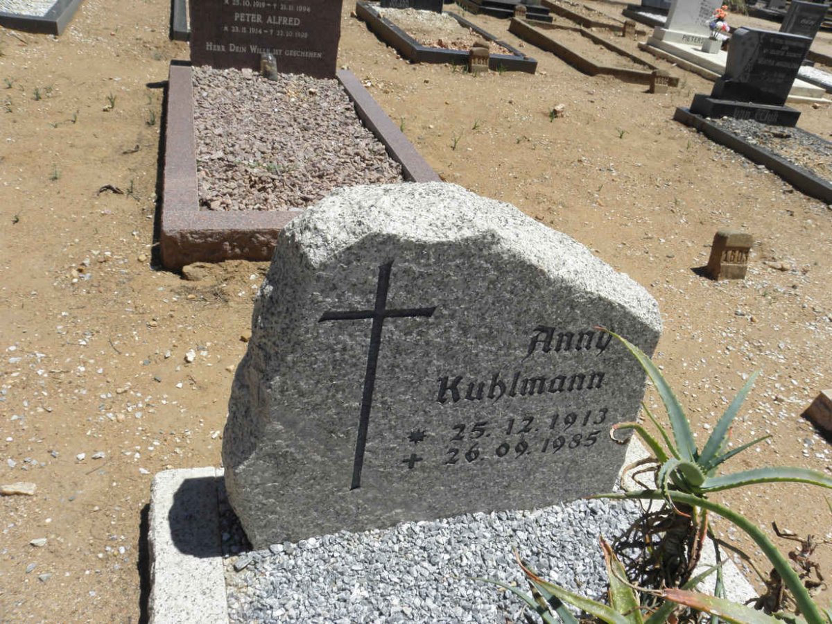 KUHLMANN Anna 1913-1985
