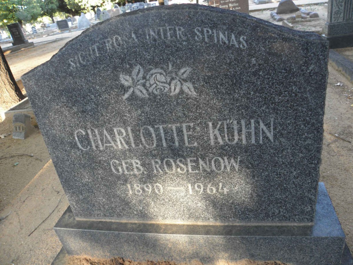 KÜHN Charlotte nee ROSENOW 1890-1964