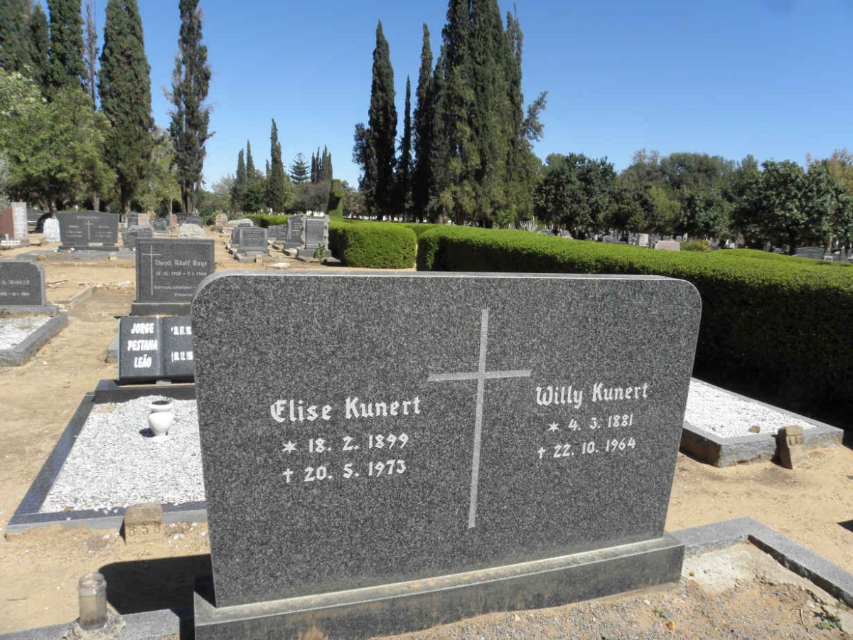 KUNERT Willy 1881-1964 &amp; Elise 1899-1973