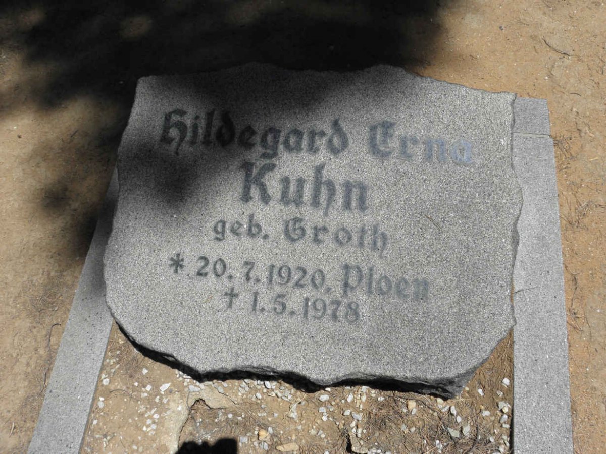 KUHN Hildegard Erna nee GROTH 1920-1978