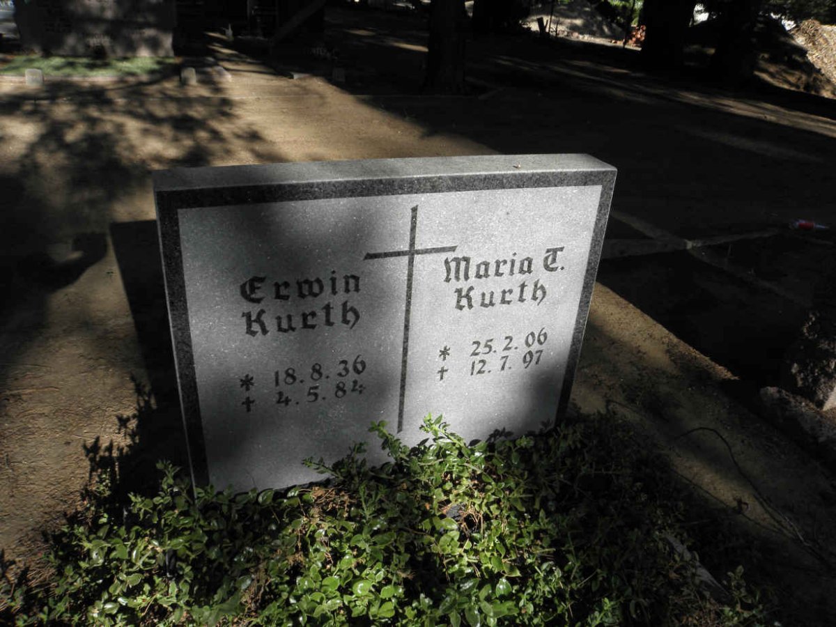 KURTH Erwin 1936-1984 :: KURTH Maria T. 1906-1997