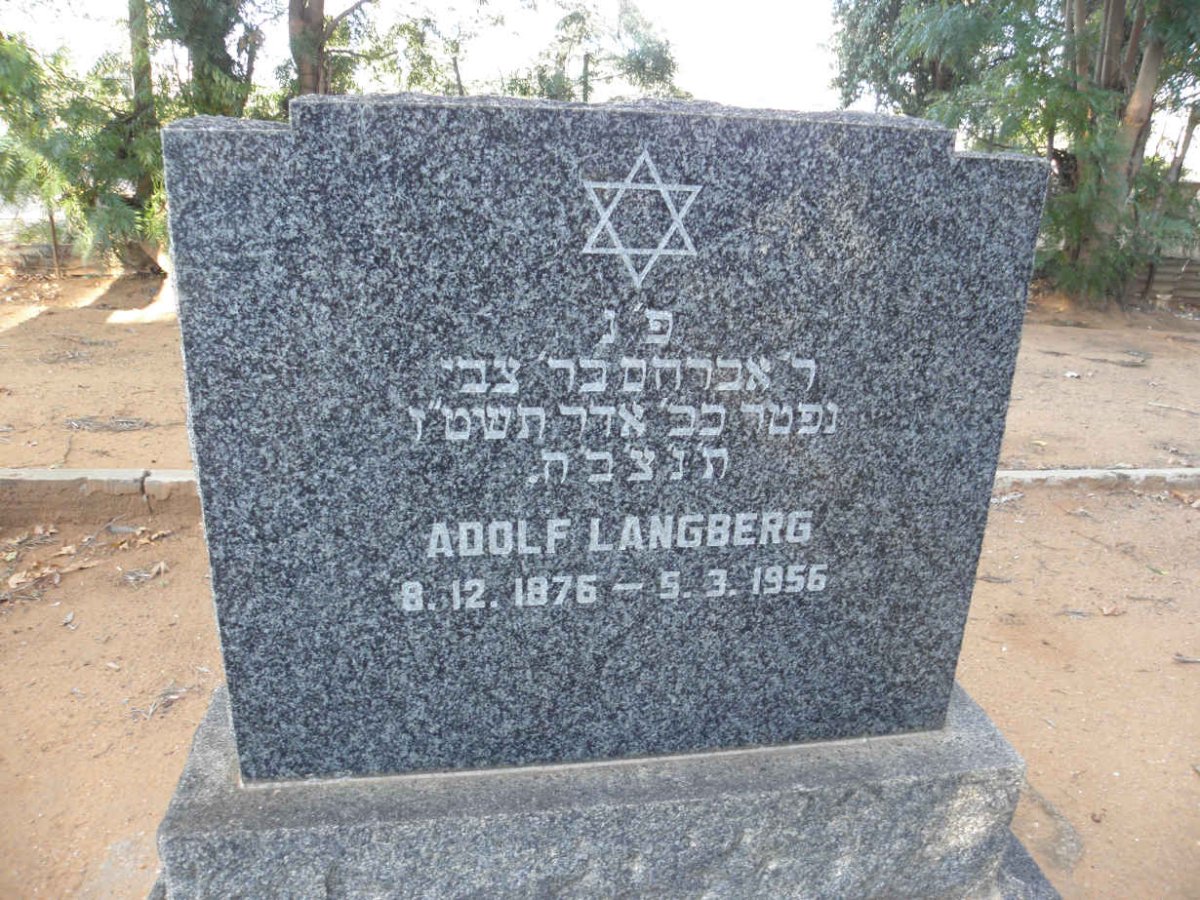 LANGBERG Adolf 1876-1956