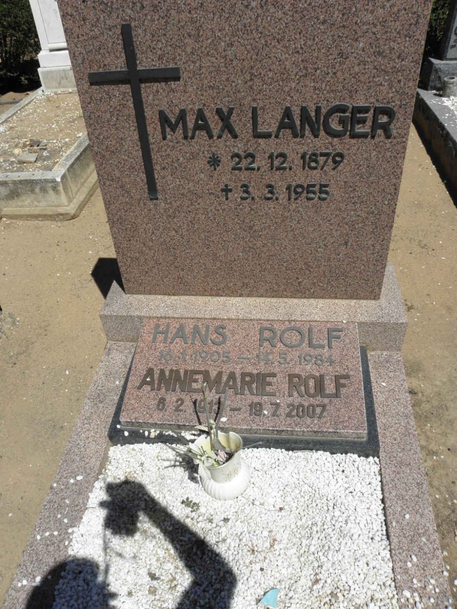 LANGER :: ROLF - List