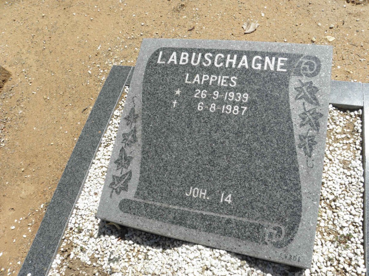 LABUSCHAGNE Lappies 1939-1987